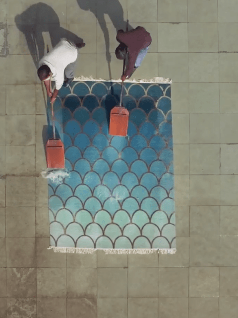 Как делают ковры ручной работы | Непальские ковры