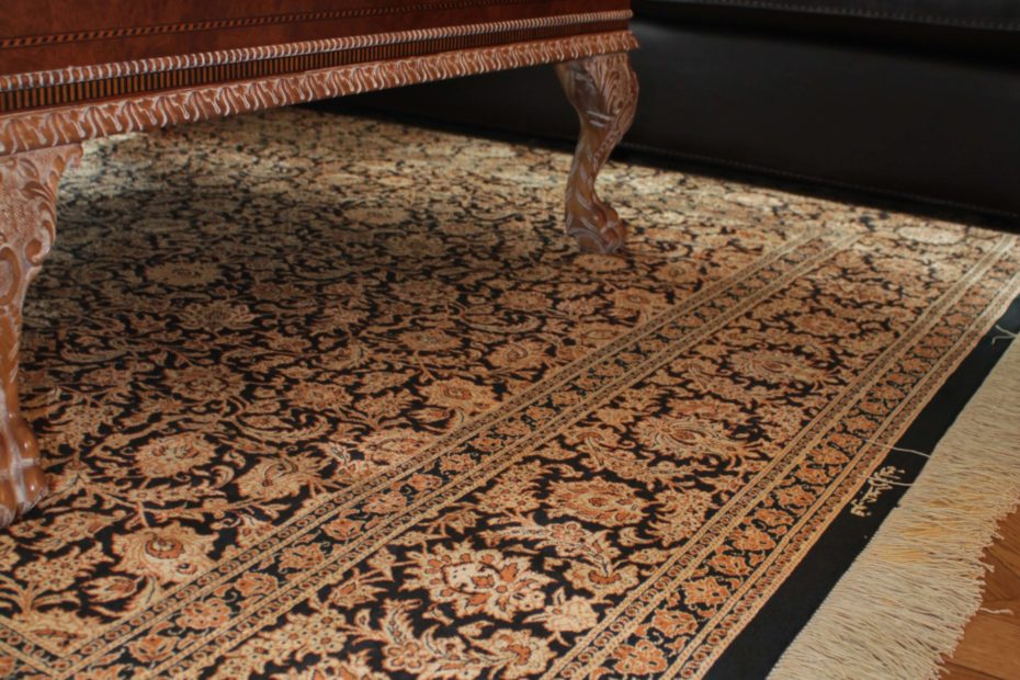 Персидские шелковые ковры ручной работы Кум Персиция